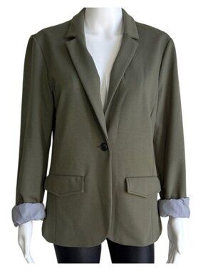 GAP Academy Blazer in Olive Baby Tweed – Size 10